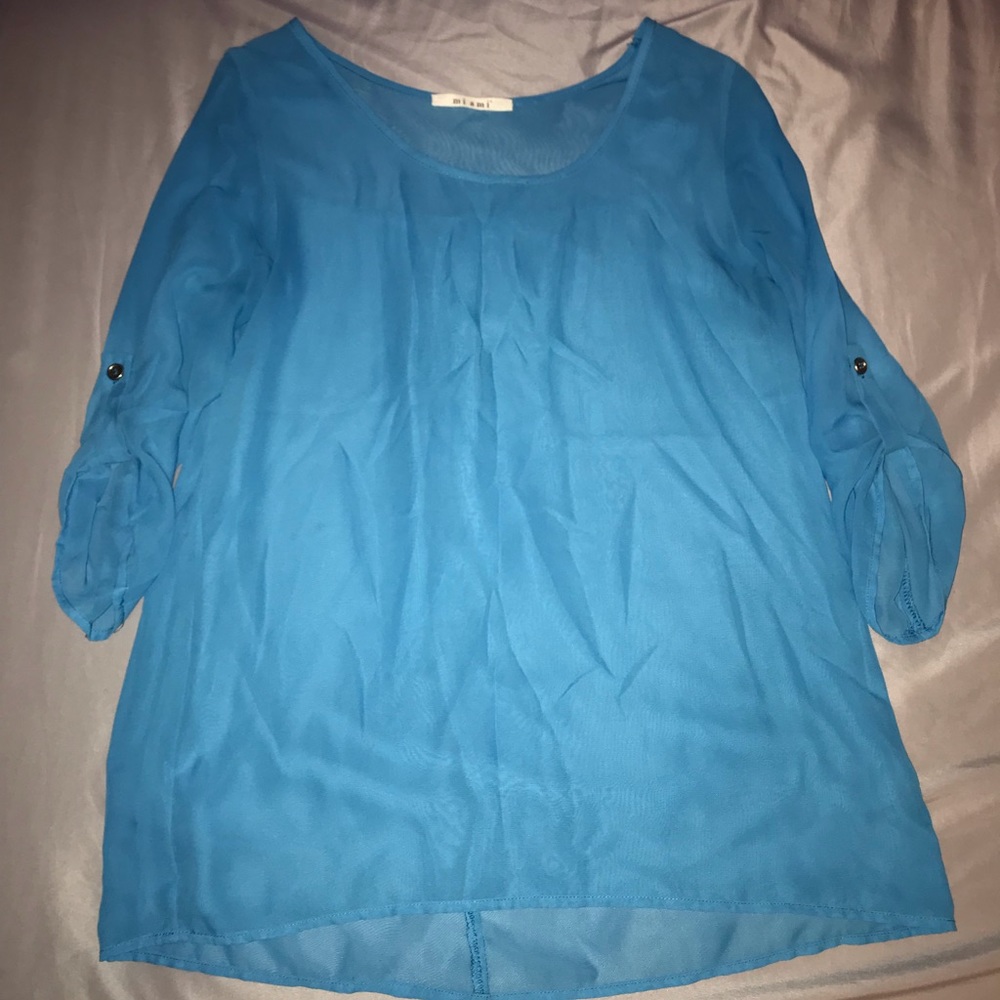 Blue “Miami” Blouse